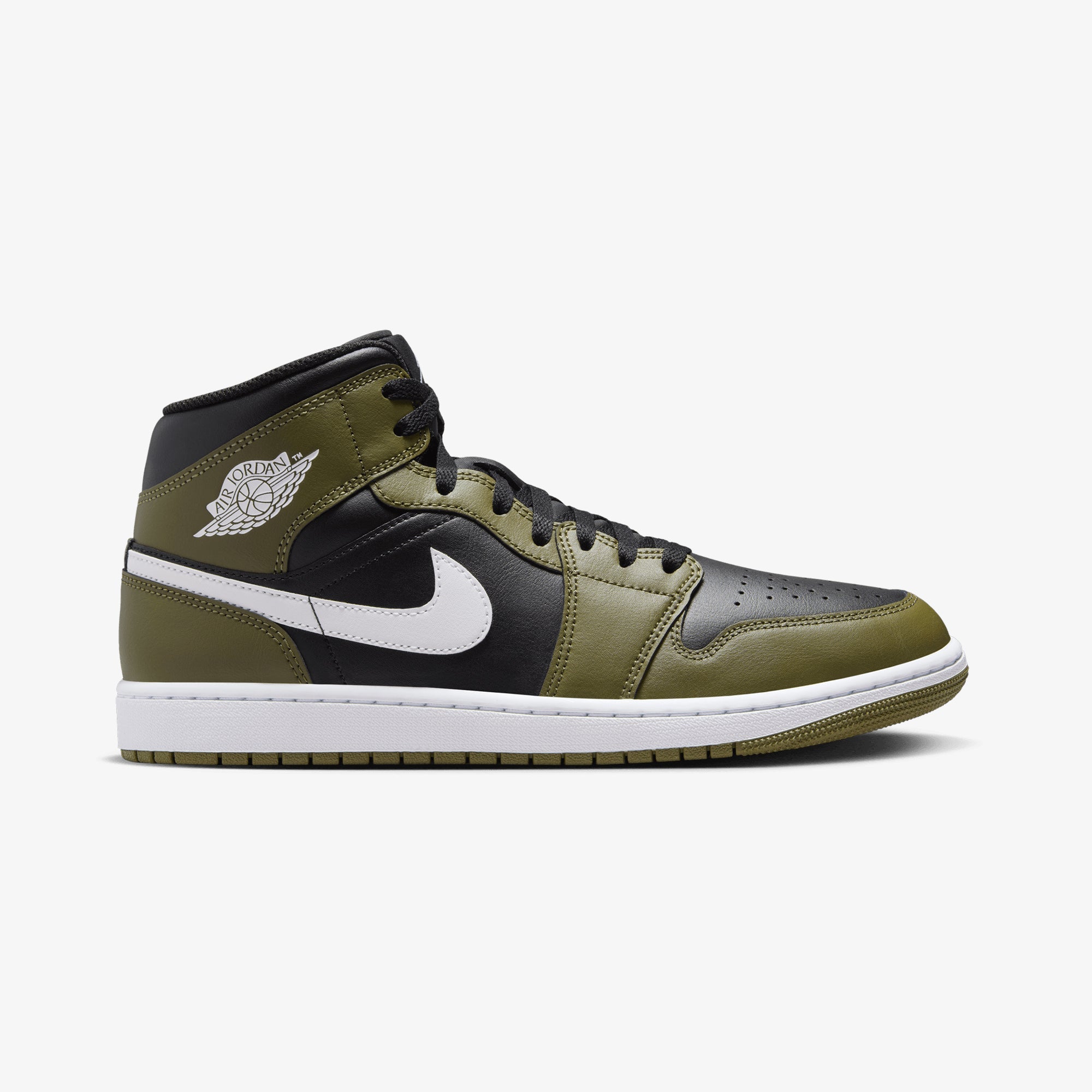 1 mid black – Jordan | Air Jordan 1 Mid { Black/white-medium Olive-sail