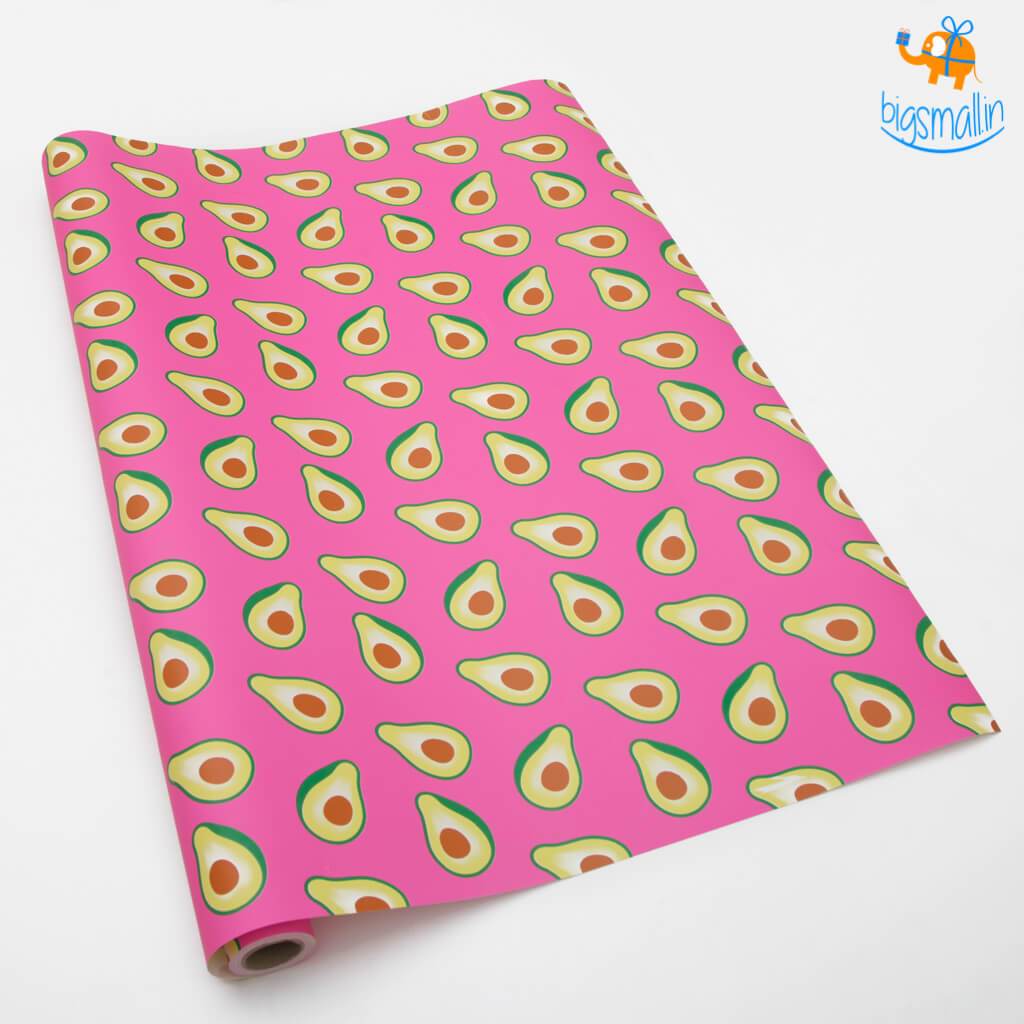 VinnyC Avocado Gift Wrapping Paper Roll
