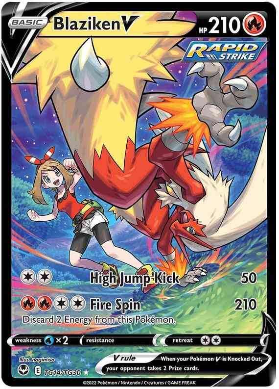 Pokémon Blaziken V - TG14/TG30 - Rare Holo V [swsh12tg-TG14] [Ultra]