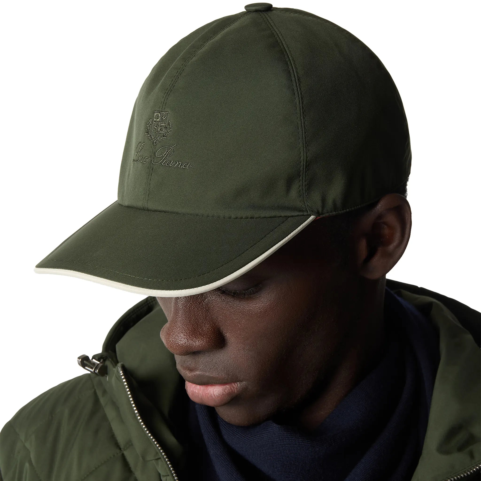 Loro Piana Microfibre Storm System Ireland Green Ivory Baseball Cap - view 2