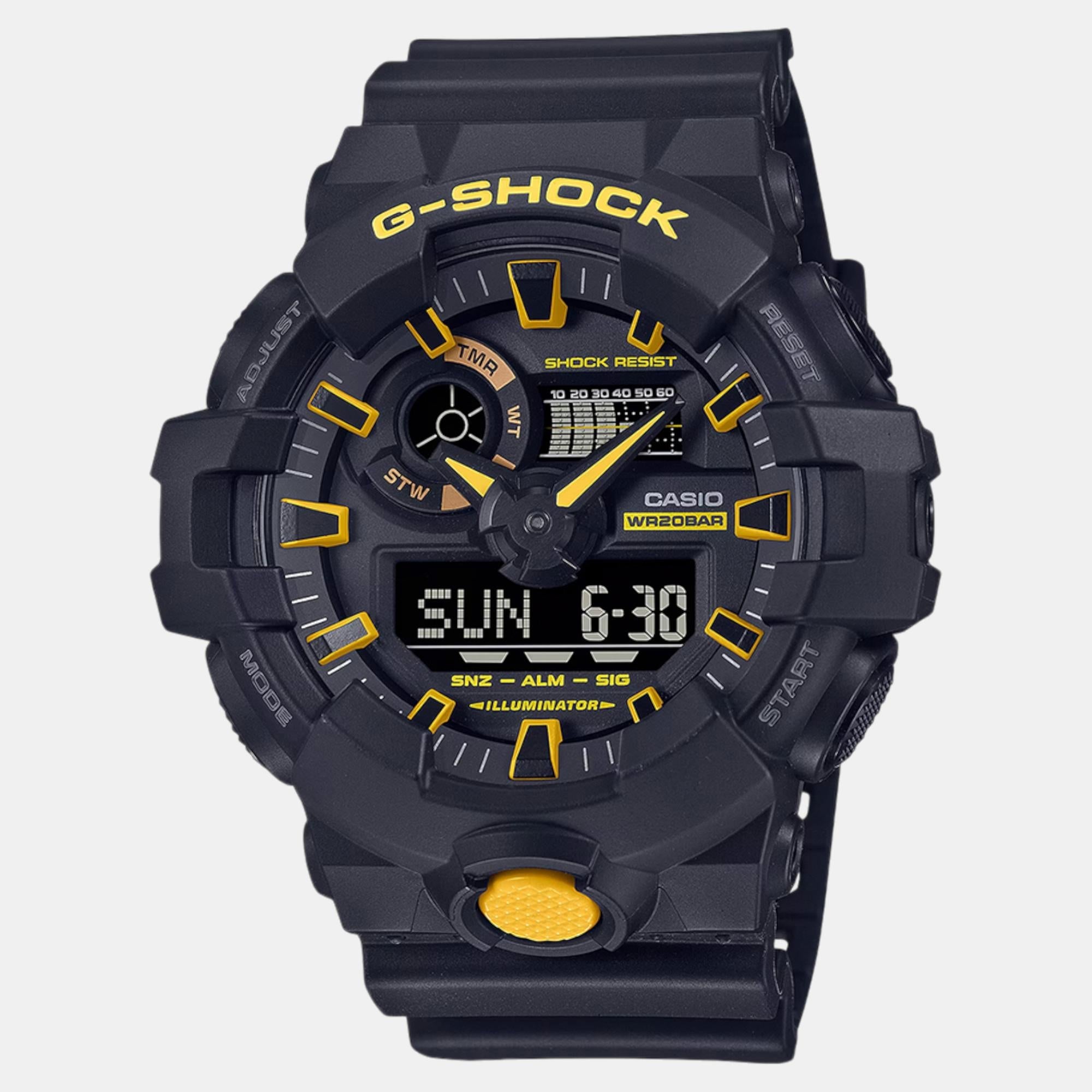 Casio G-Shock Men Quartz Black Dial Analog-Digital Resin Watch G1487
