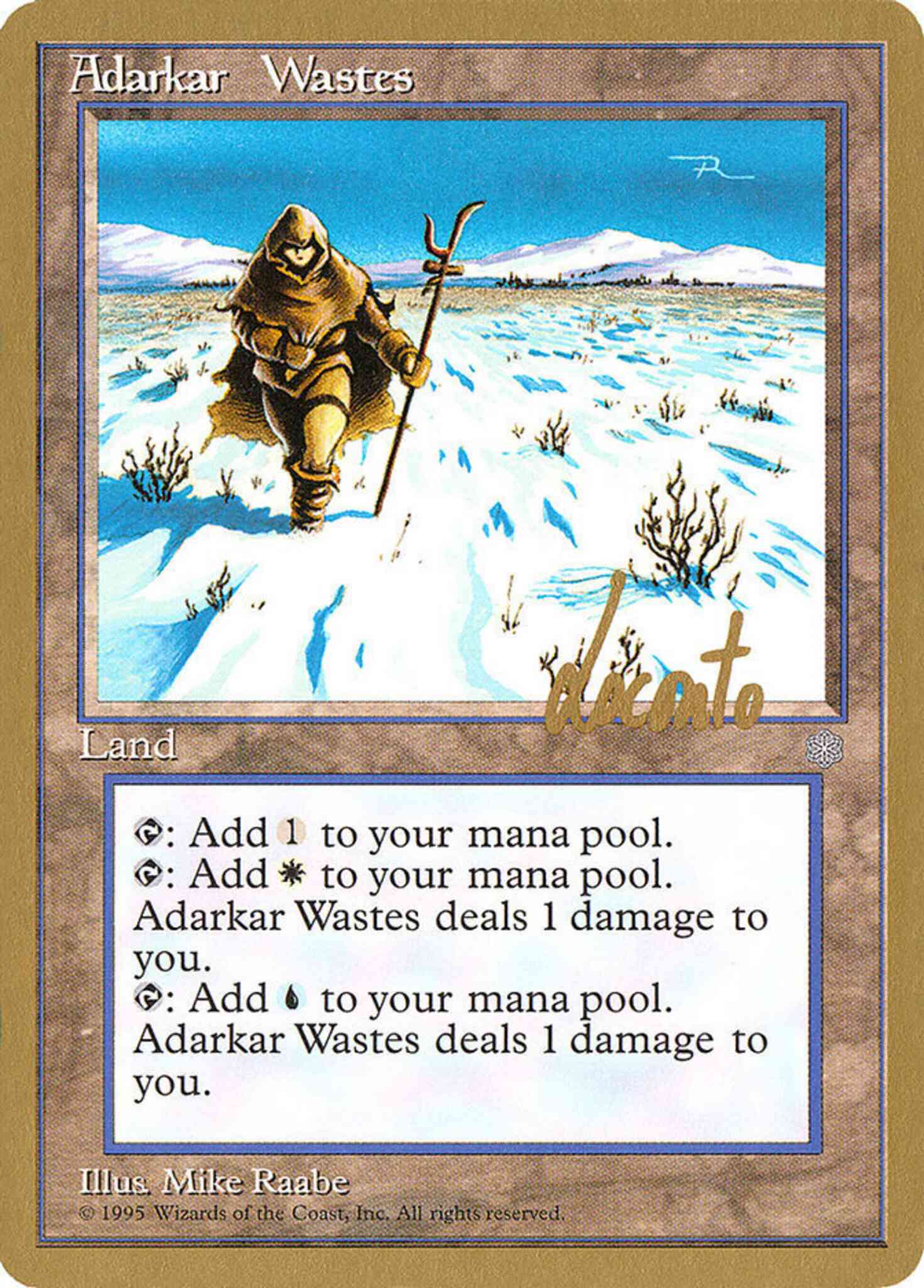 Adarkar wastes ml351 – Magic Adarkar Wastes [ml351] [Michael Locanto] [Pro Tour Collector Set] [Non-Foil]
