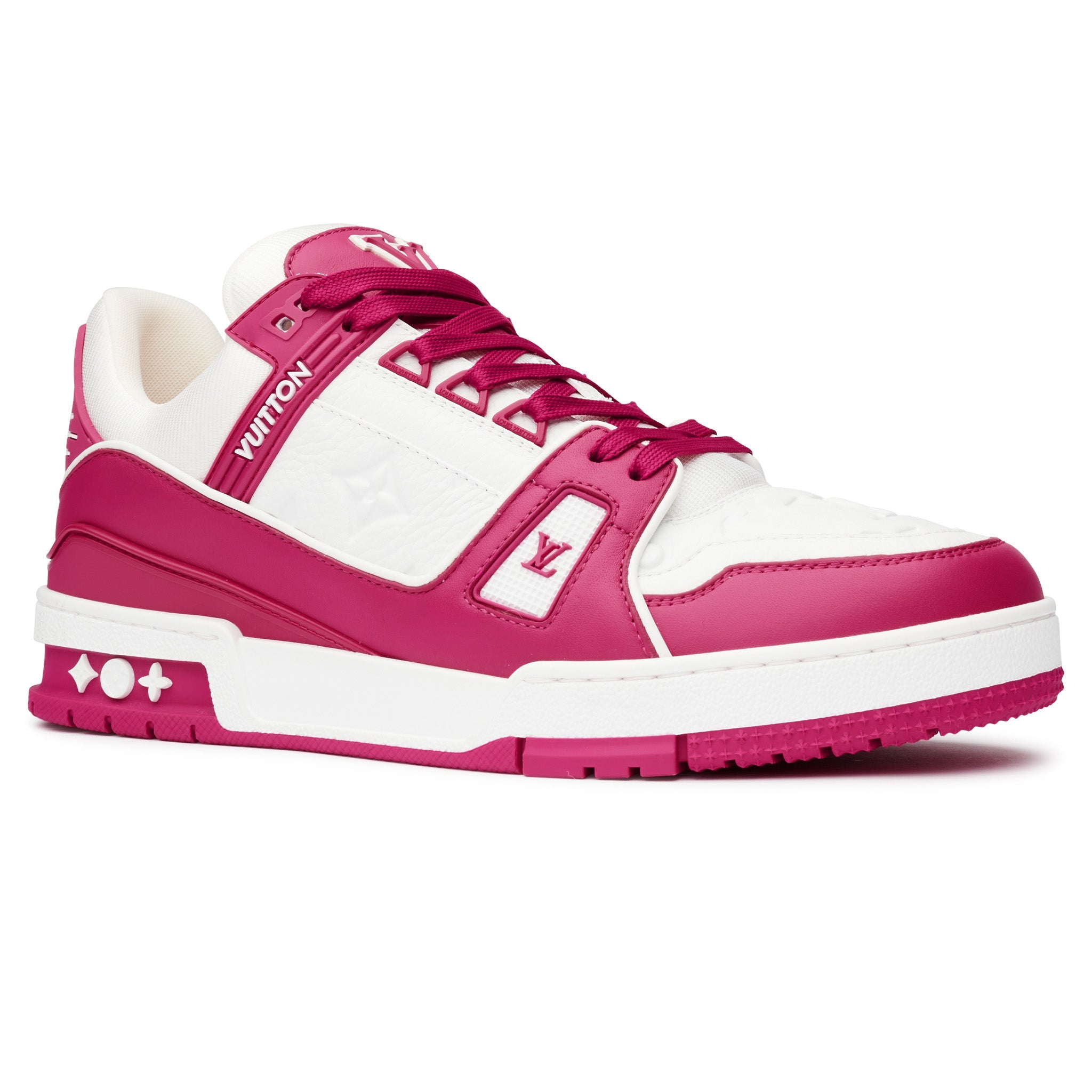 Louis Vuitton LV Trainer Fuchsia Sneaker - view 2