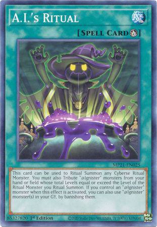 Yu-Gi-Oh! A.I.'s Ritual - MP21-EN025 - Common - 1st Edition