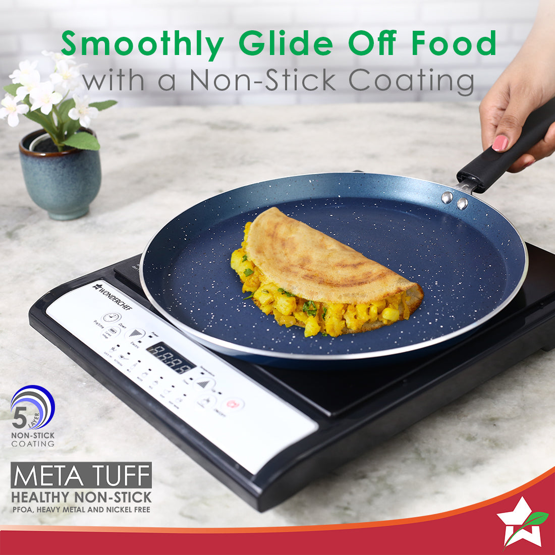 Galaxy 3pcs Cookware Set | Kadhai by black tree - view 6