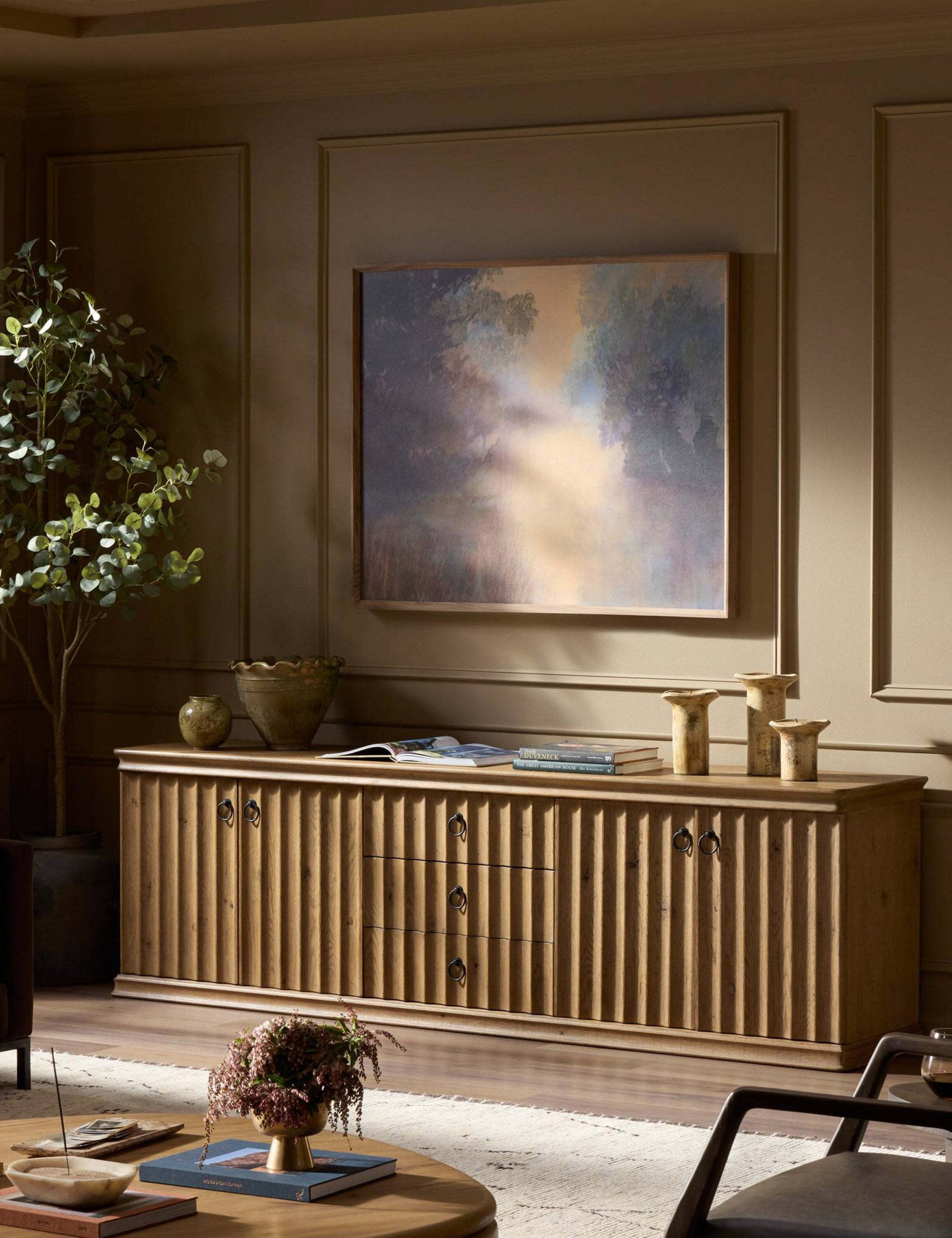 Lulu and Georgia Cambra Media Console by Amber Lewis x Four Hands - view 2