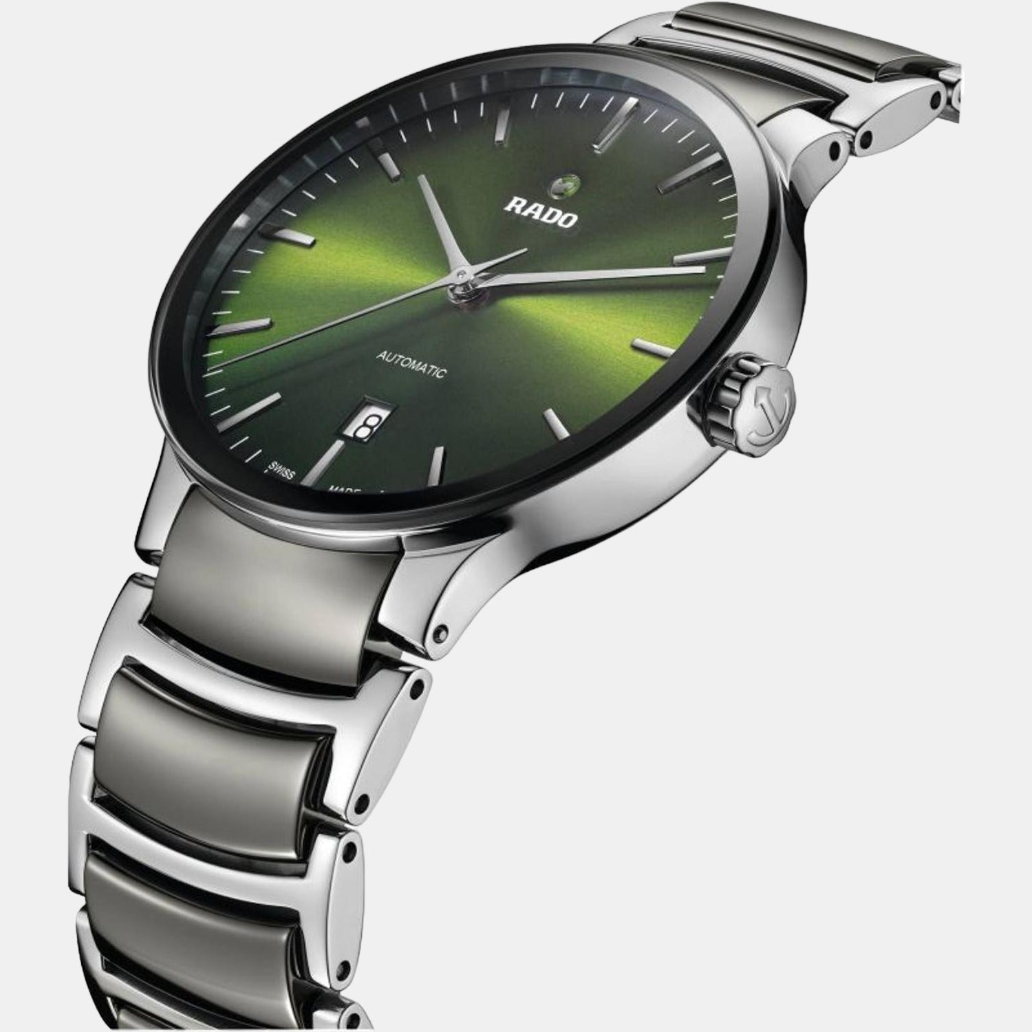 Rado Centrix Men Automatic Green Dial Analog Stainless Steel Watch R30010312 - view 4
