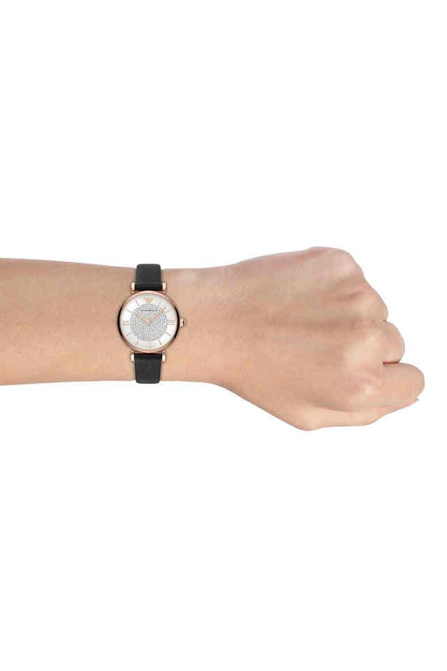 Emporio Armani Gianni T-Bar Silver Dial Women 42mm - view 2