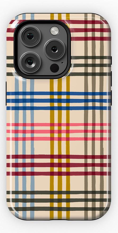 Casetry Colorful Plaid | Kitty and Vibe Holiday Case - view 3
