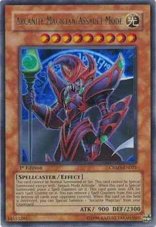 Yu-Gi-Oh! Arcanite Magician/Assault Mode - CRMS-EN021 - Ultra Rare - Unlimited