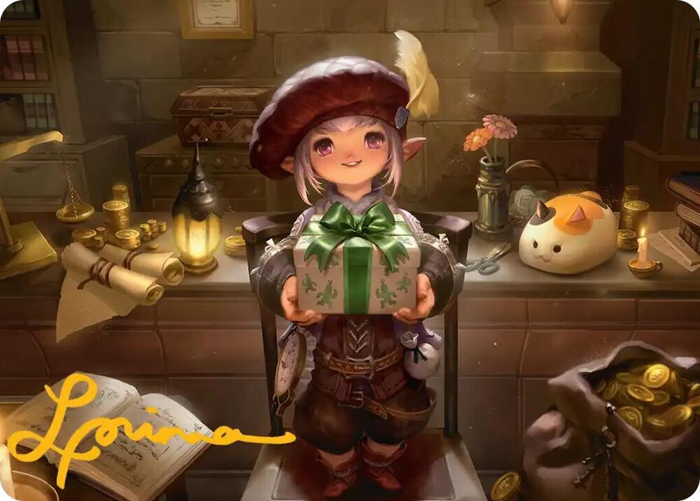 Magic 25/53 - Tataru Taru Art Card [FINAL FANTASY: Art Series] [Gold-Stamped]