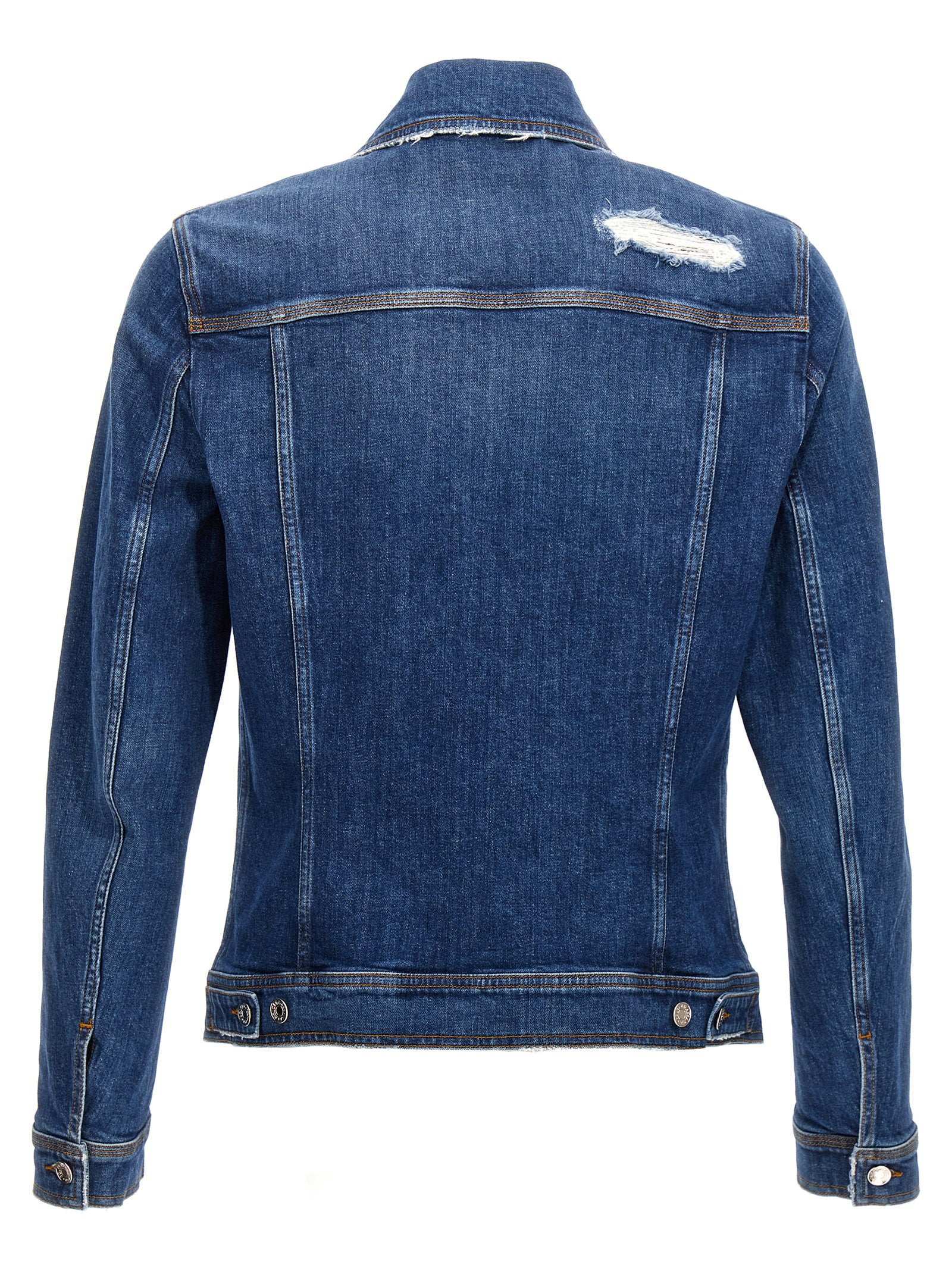 Dolce & Gabbana Denim Jacket With Used Effect - view 2