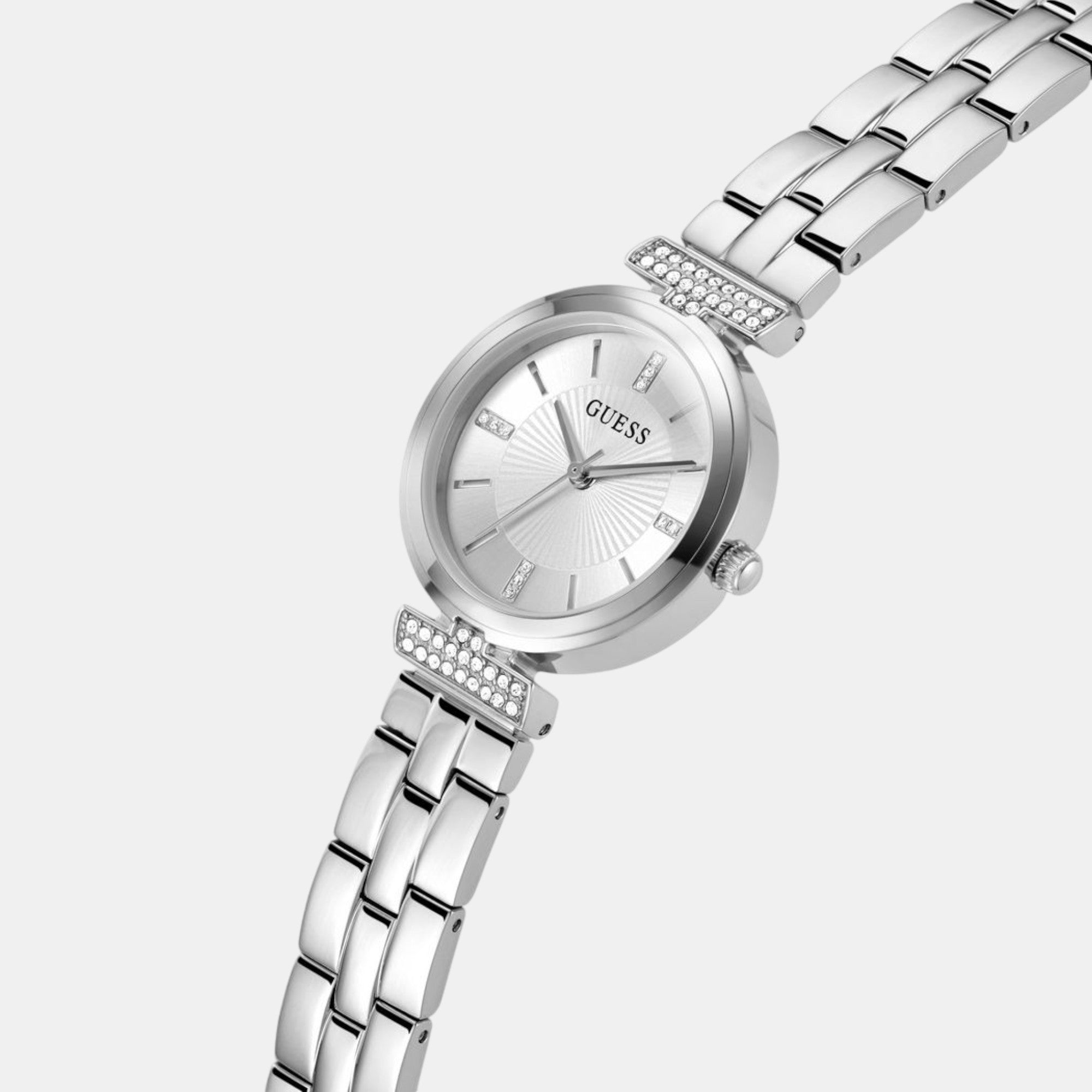 Guess Array Women Quartz Silver Dial Analog Stainless Steel Watch GW0762L1 - view 3