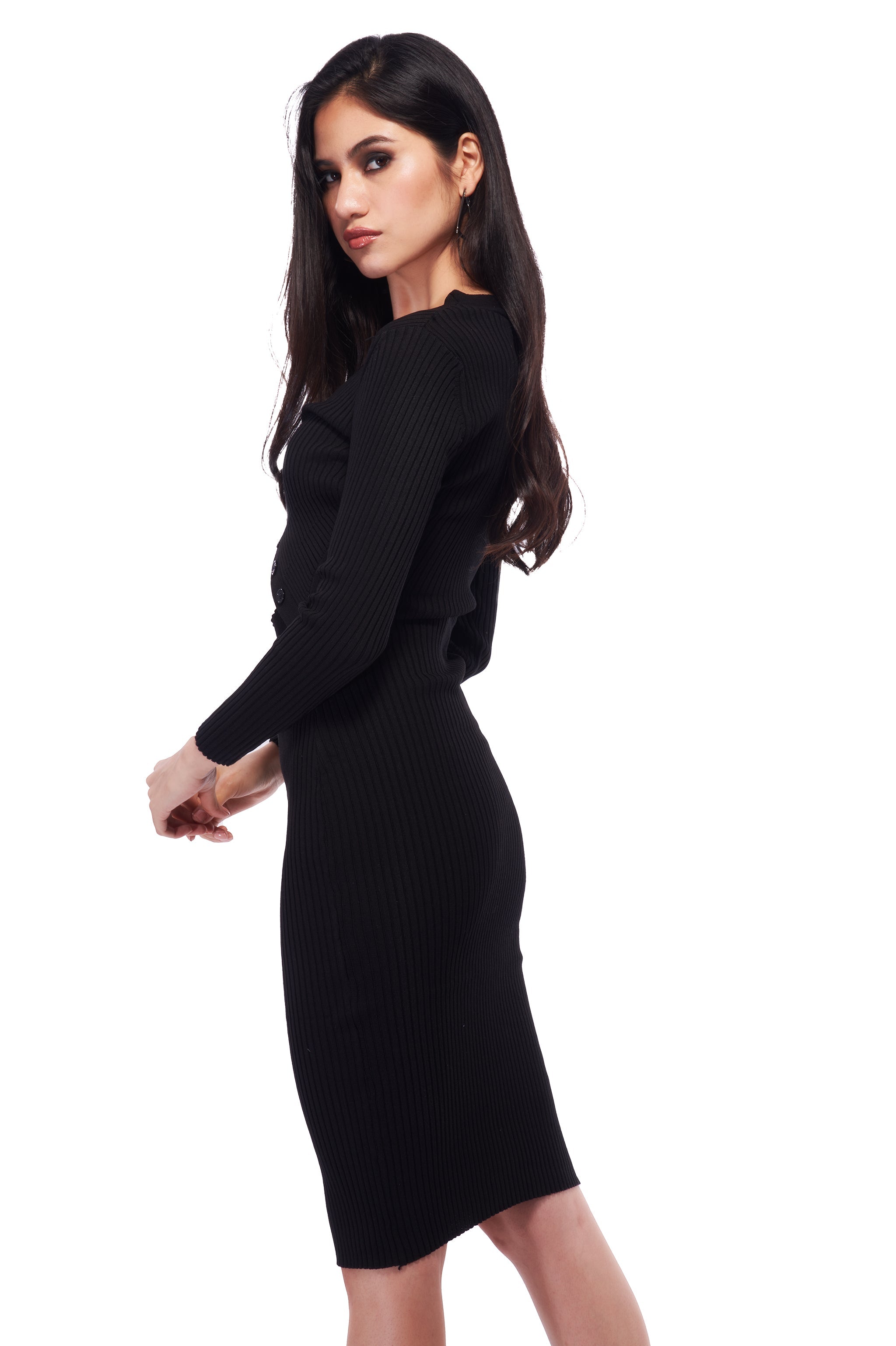 Glam Two-piece Winter Dress - view 4