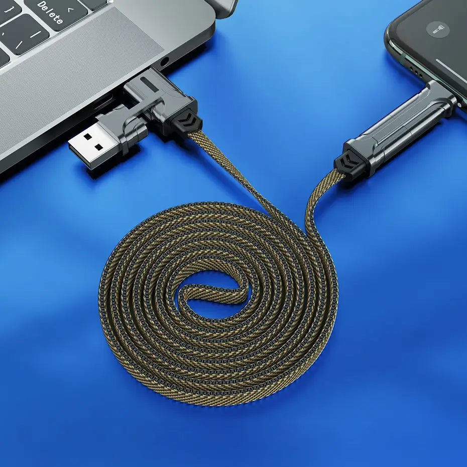 Million Cases Versatile 60W 4 in 1 Power Infused Charging Cable - view 3
