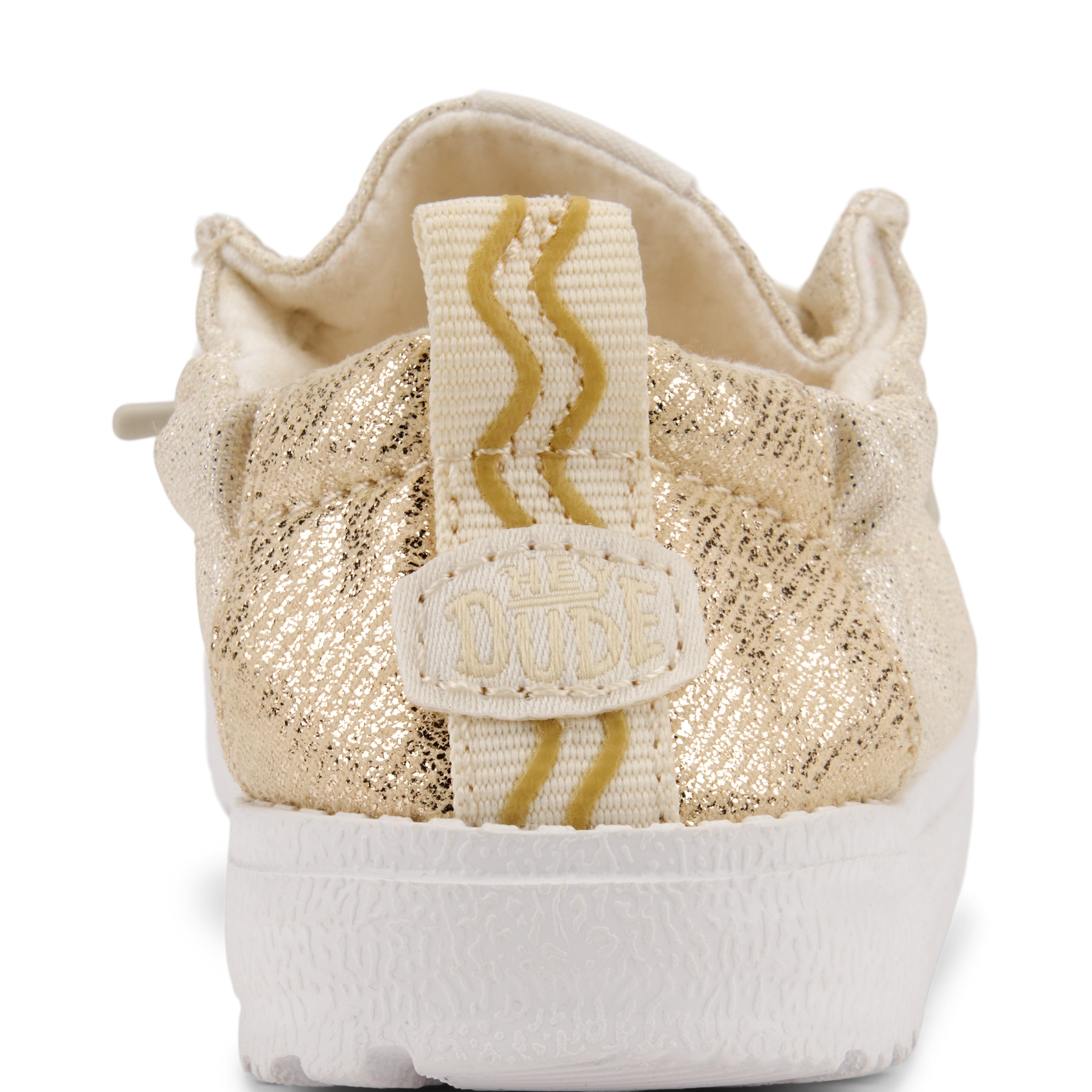 HEYDUDE shoes LILDUDE Infant Slip On Novelty - Champagne Glitter - view 5