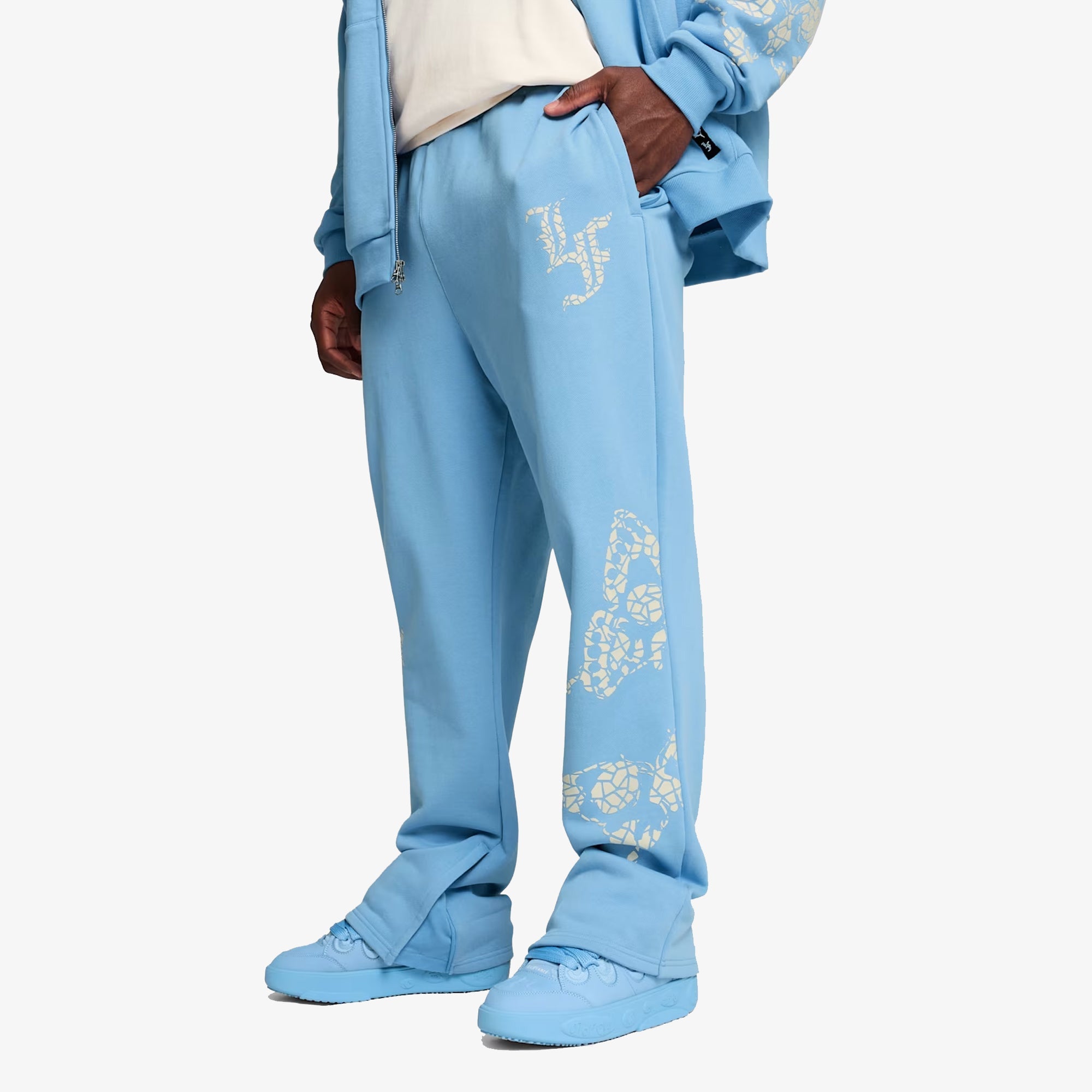Puma | Hoops X Lf Mosiac Pant { Team Light Blue