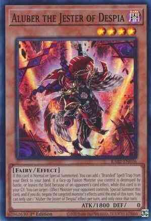 Yu-Gi-Oh! Aluber the Jester of Despia - RA02-EN016 - Super Rare - 1st Edition