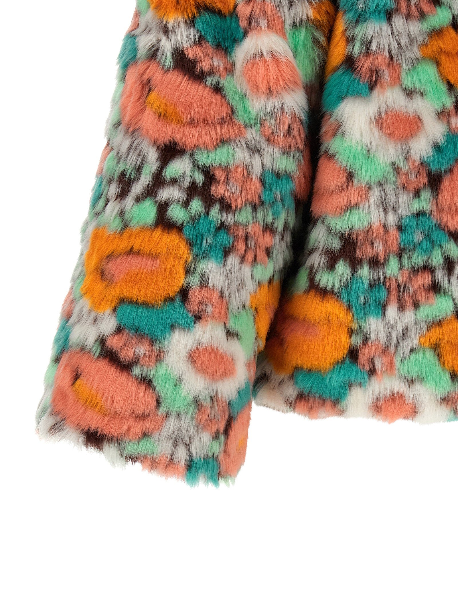 Farm Rio Faux Fur Floral Pattern - view 4