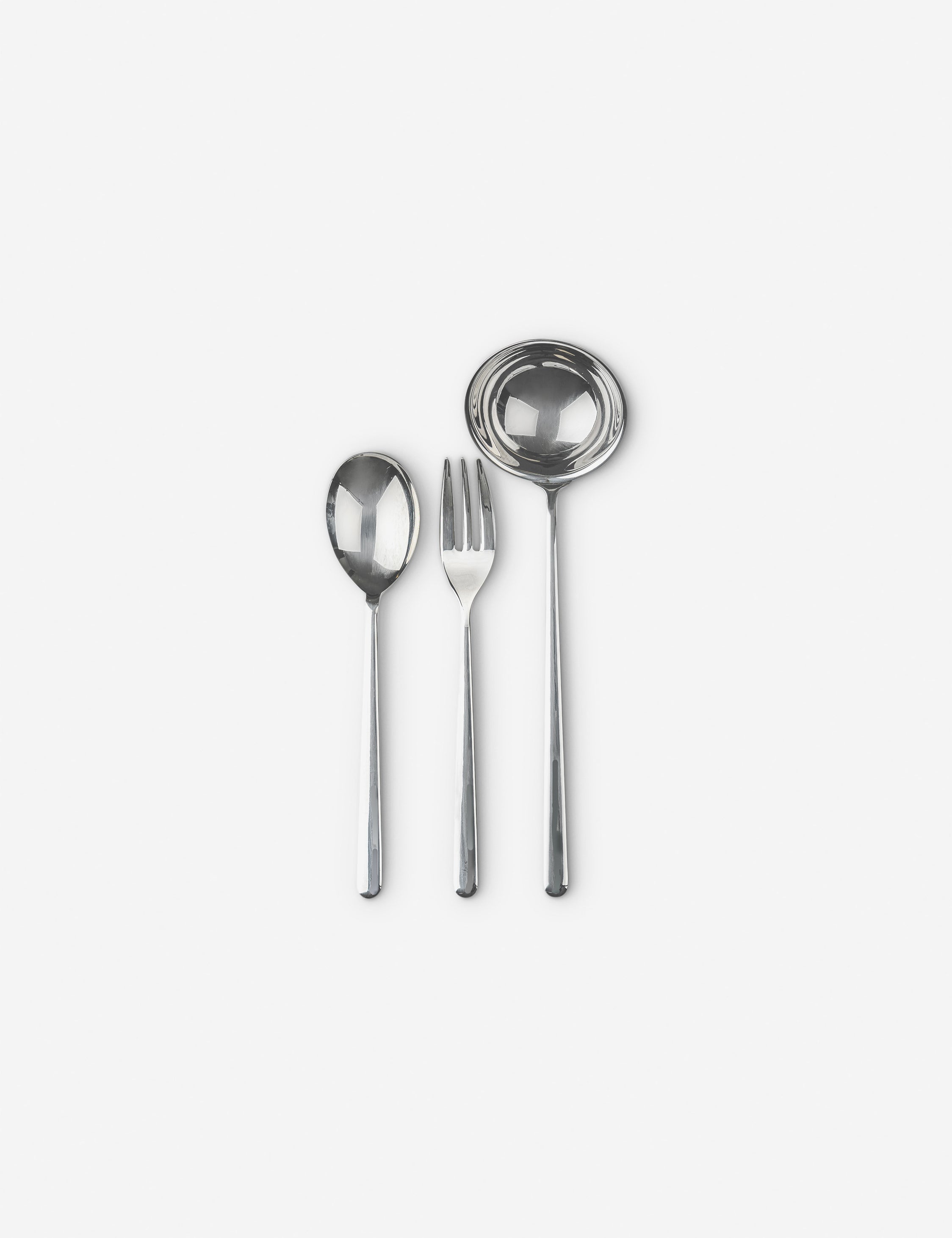Lulu and Georgia Linea Serveware by Mepra – Stainless Steel