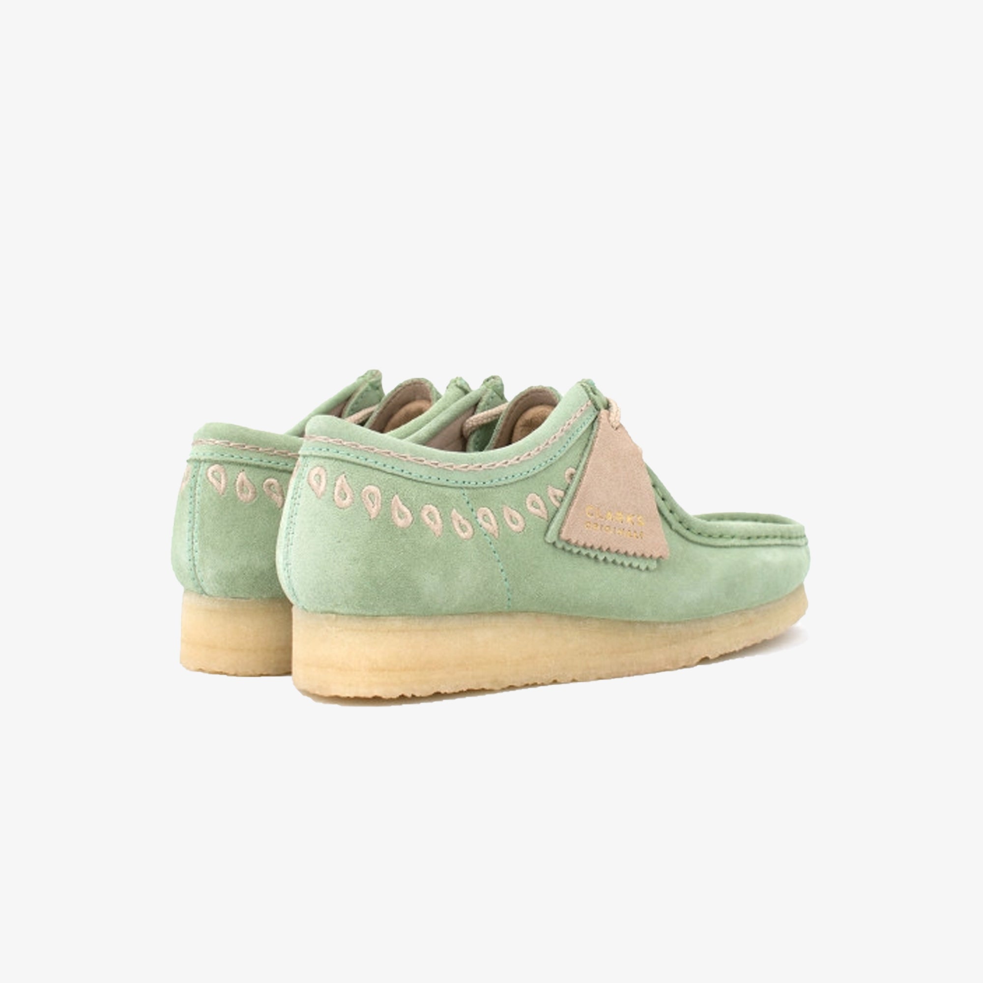 Clarks Originals | WALLABEE { GREEN - view 3
