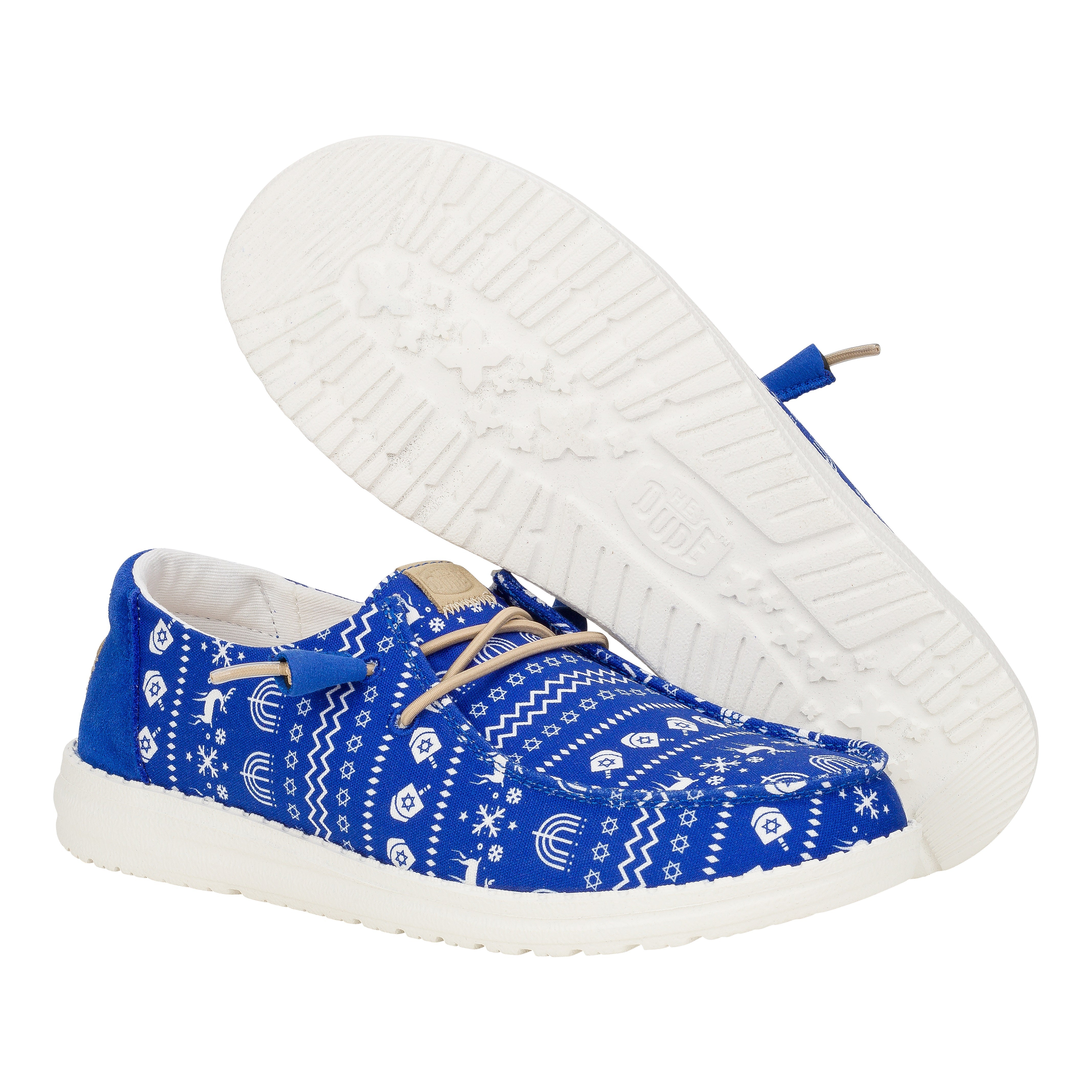 HEYDUDE shoes Wendy Hanukkah Sweater - Hanukkah Blue/White - view 4
