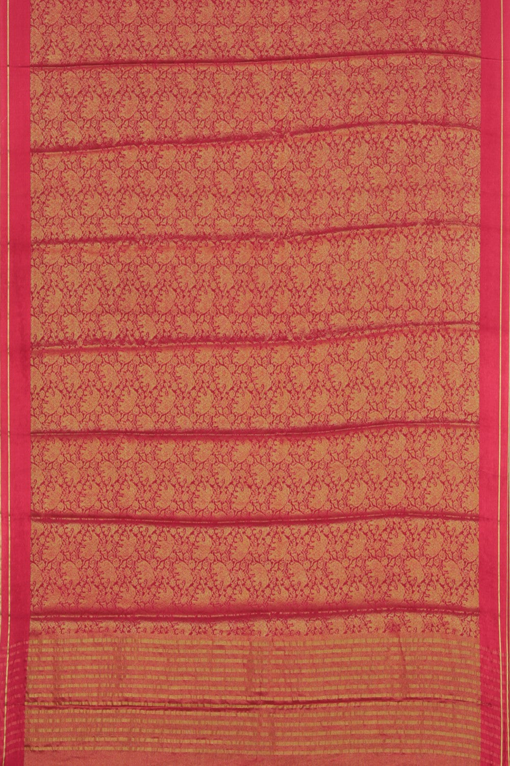 Kalanjali Crepe Silk Brocade Pink Saree – Women's - view 3