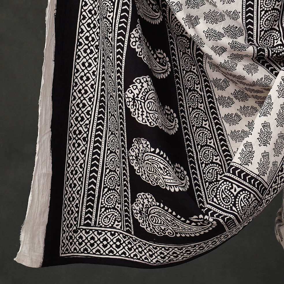 BAGH PRINTS BY UMAR FARUK KHATRI Beige - 3pc Cotton Bagh Print Suit Material Set 36 - view 4