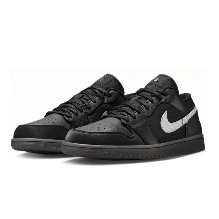 HYPE ELIXIR Jordan 1 Low Black White Dark Smoke Grey - view 2