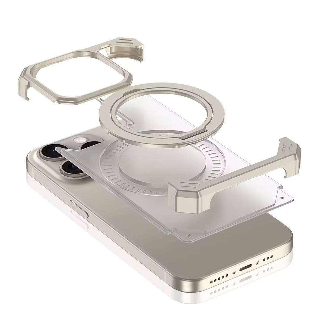 Million Cases Ultimate Slim Frameless Metal Stand Case - iPhone - view 19