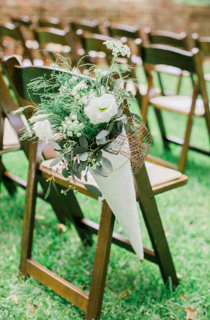 fiftyflowers.com Chic Green and White Wedding Flowers - view 8