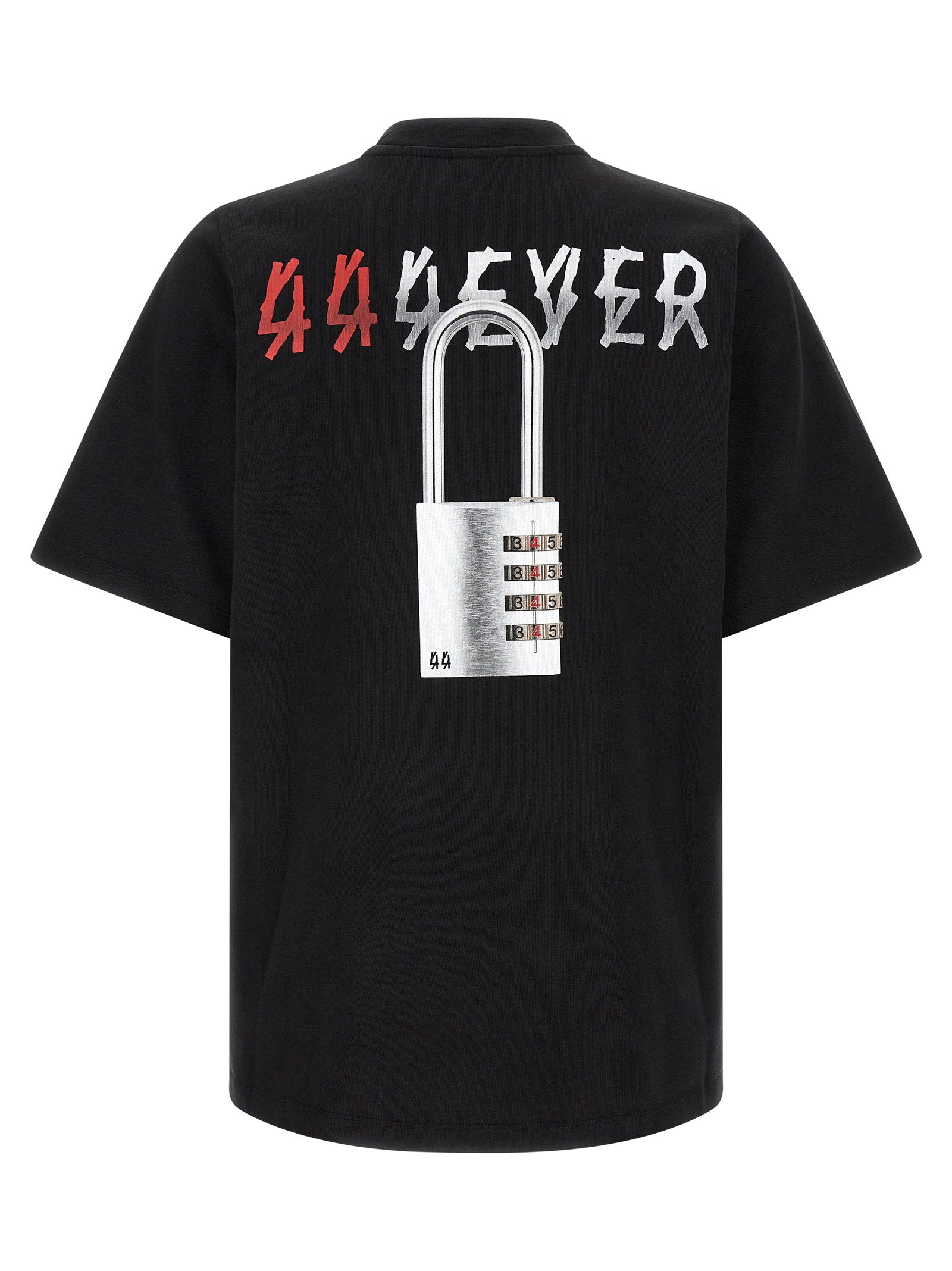 44 Label T-shirt With Padlock Print – 100% cotton - view 2