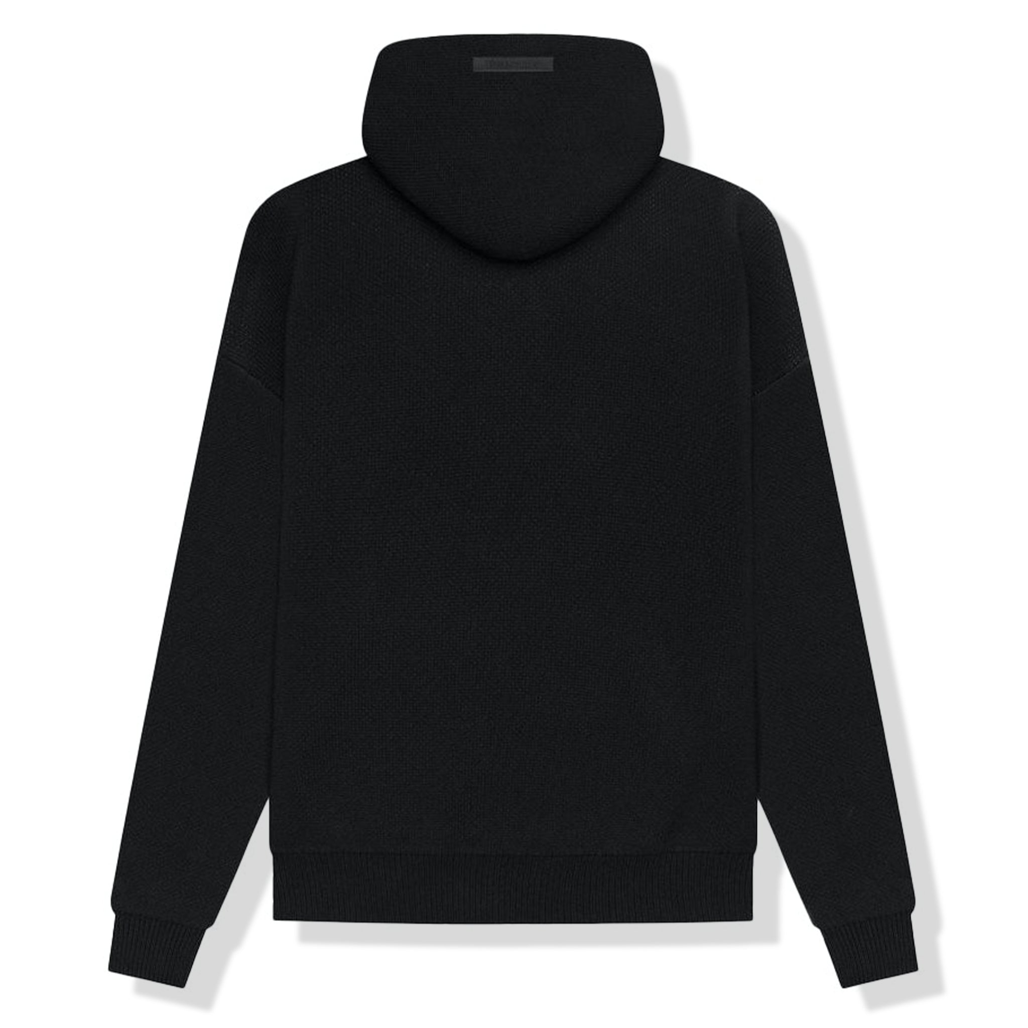 Fear Of God Essentials Black Knit Hoodie - view 2