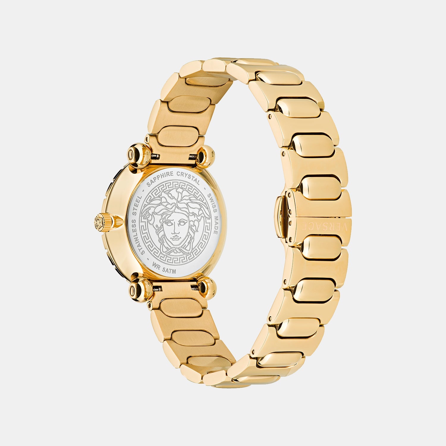 Versace Greca Women Quartz Black Dial Analog Stainless Steel Watch VE6I00523 - view 2
