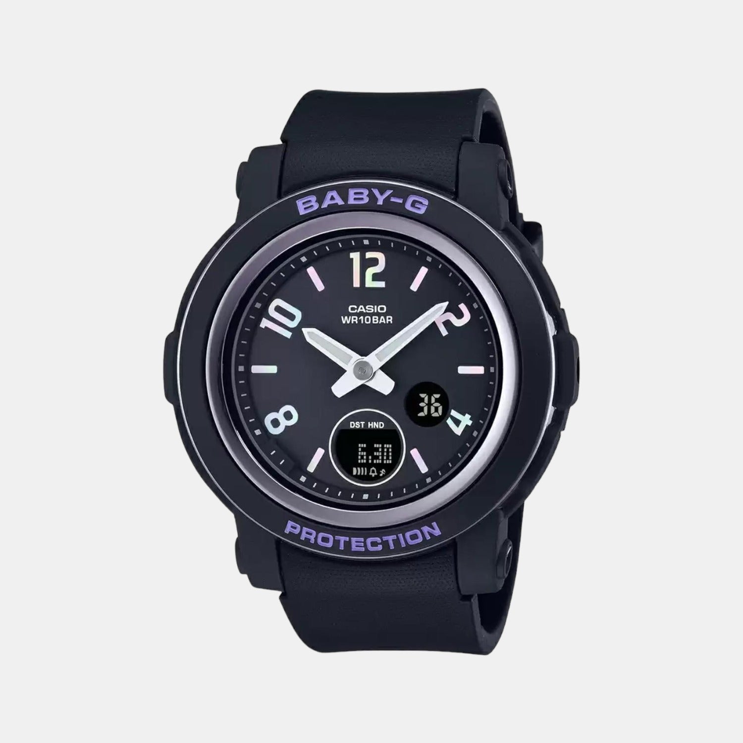 Casio Baby-G Women Quartz Black Dial Analog-Digital Resin Watch B223