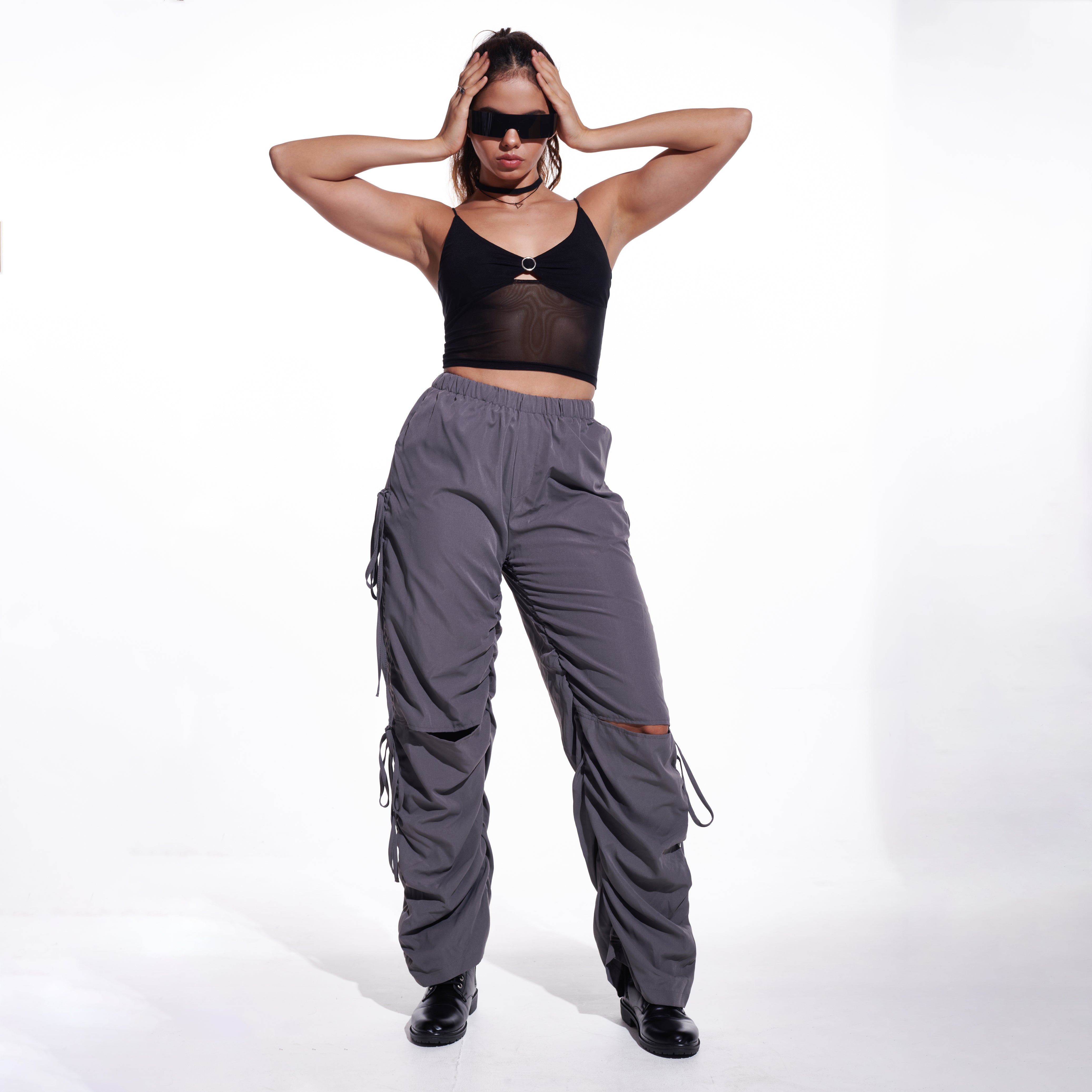 IZF Black Mesh Ring Tank Top - view 6