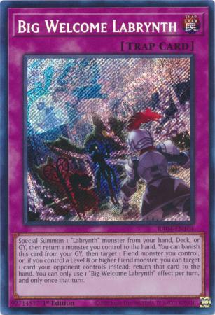 Yu-Gi-Oh! Big Welcome Labrynth - RA04-EN104 - Secret Rare - 1st Edition