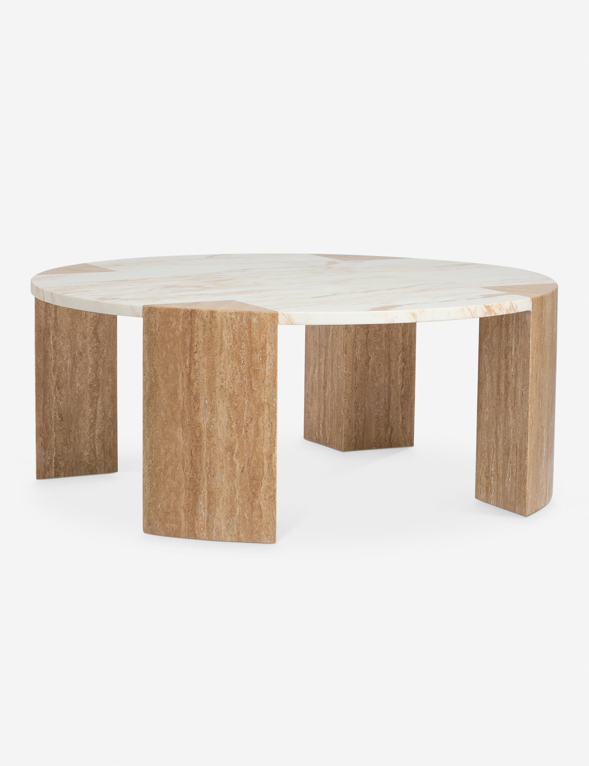 Lulu and Georgia Mahoe Round Coffee Table by Carly Cushnie