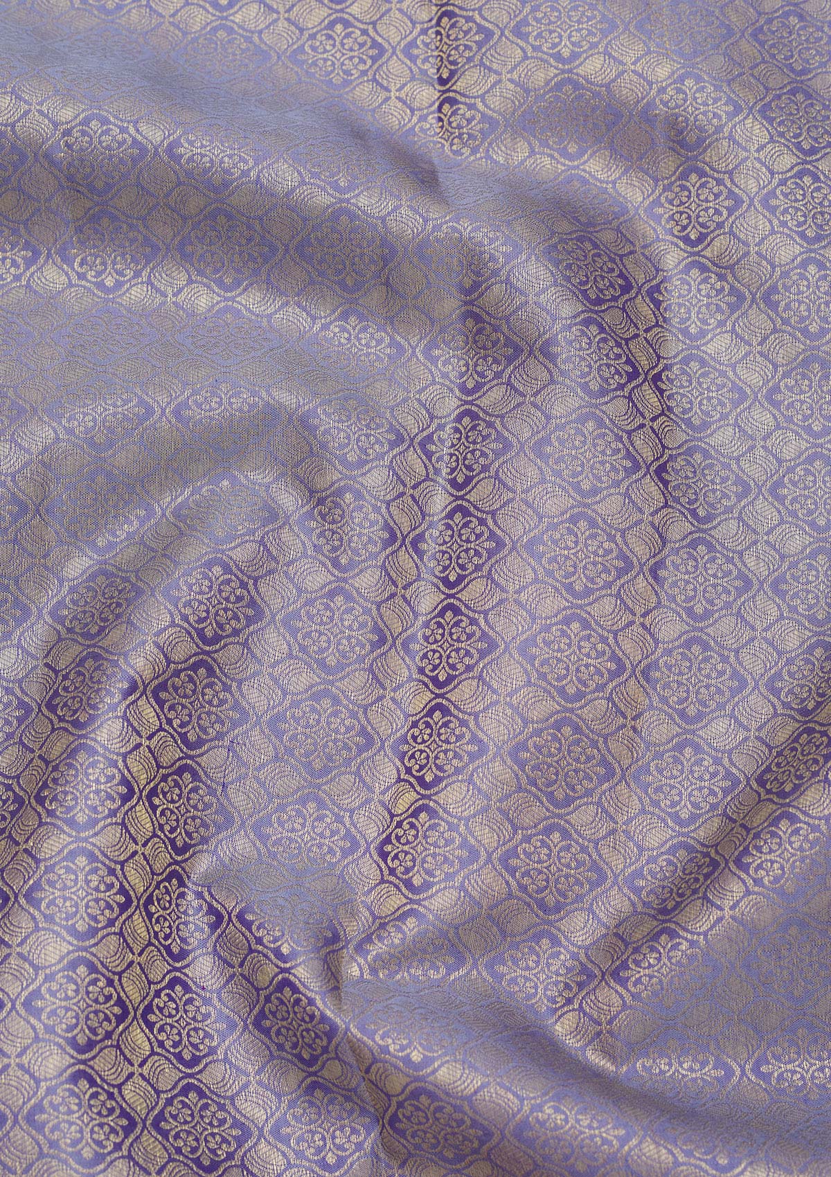 Koskii Lavender Zariwork Pure Silk Saree – Women's - view 2