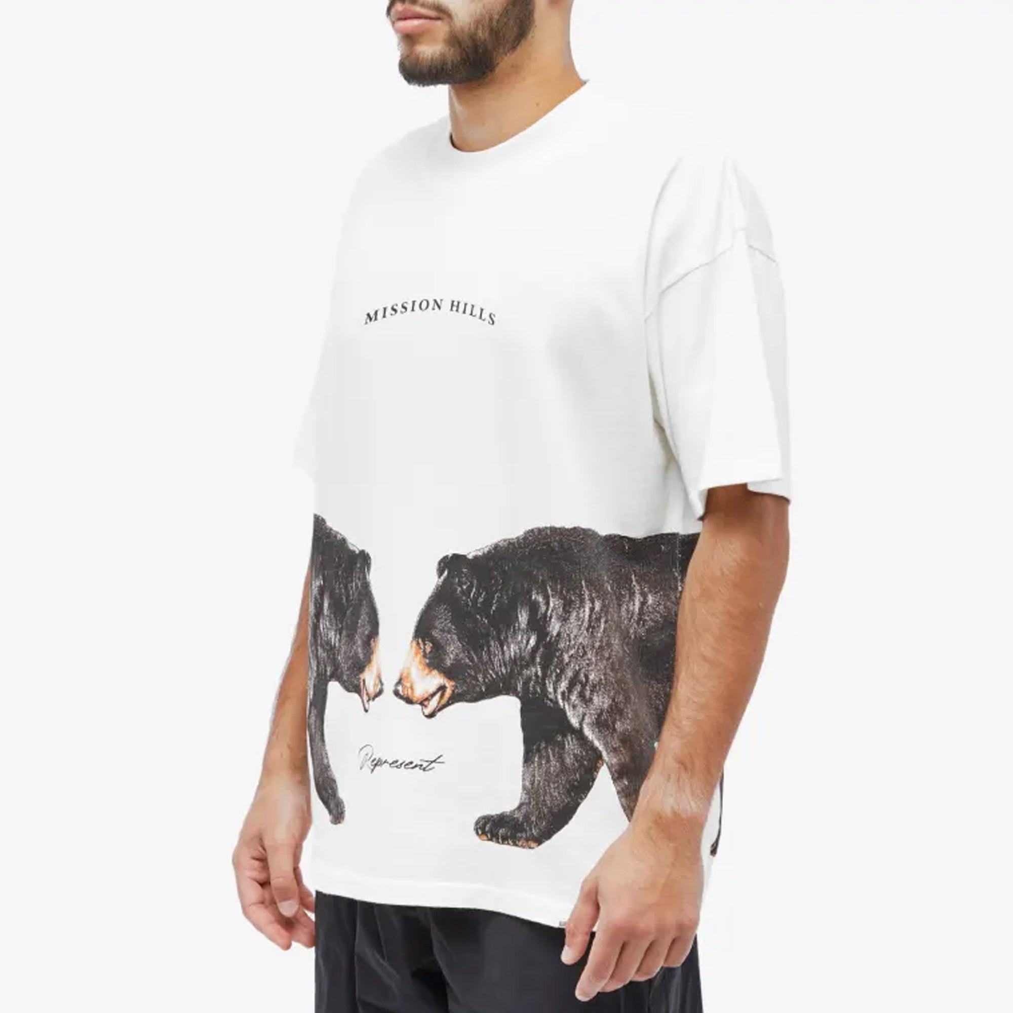 Represent | MISSION HILLS T-SHIRT { FLAT WHITE