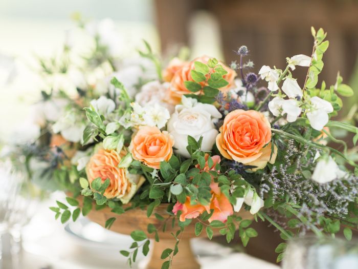 fiftyflowers.com Graceful Coral Garden Wedding - view 3