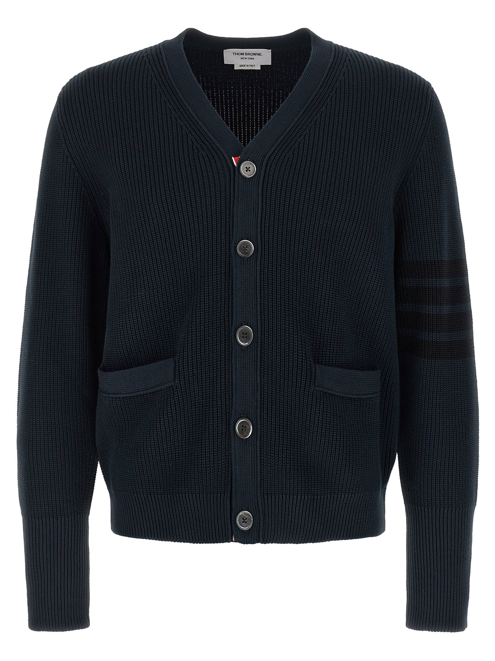 Thom Browne Garment Dye Cardigan – 100% cotton