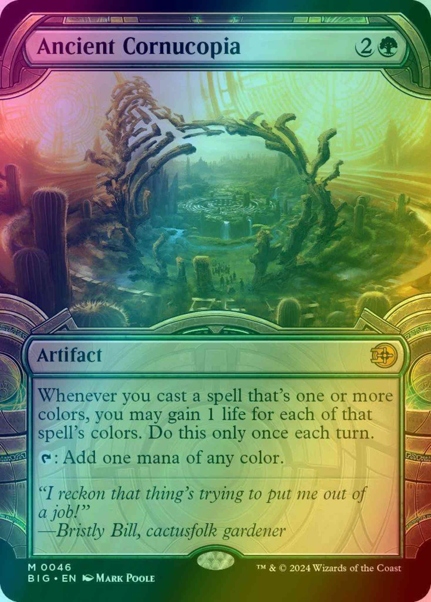 Ancient cornucopia 46 – Magic Ancient Cornucopia [46] [Vault Frame Showcase] [The Big Score] [Foil]