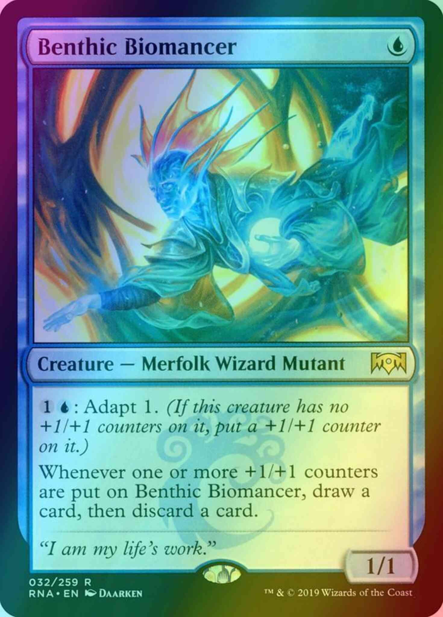 Benthic biomancer 32 – Magic Benthic Biomancer [32] [Ravnica Allegiance] [Foil]