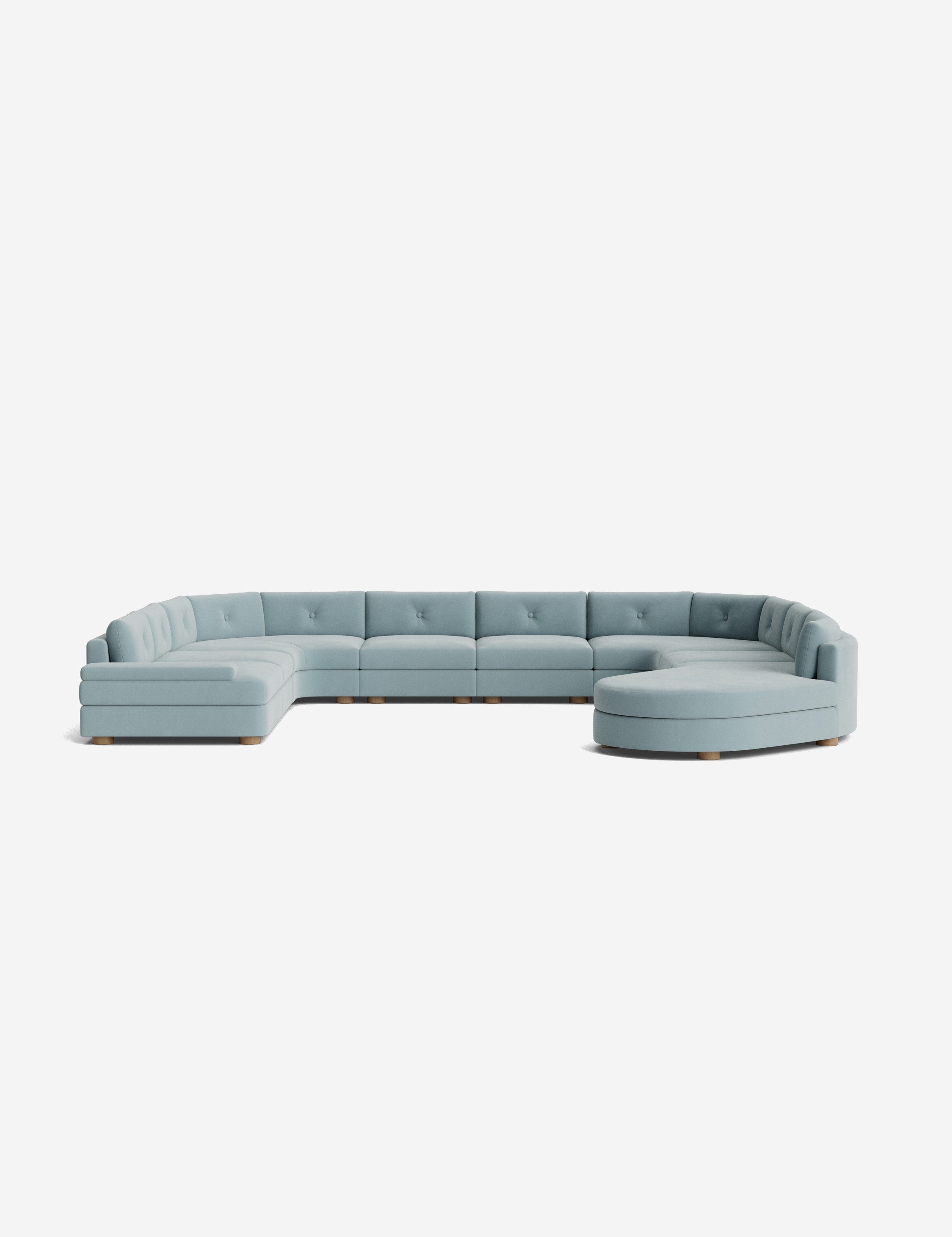 Lulu and Georgia Hill Modular U-Shaped Sectional Sofa - view 7