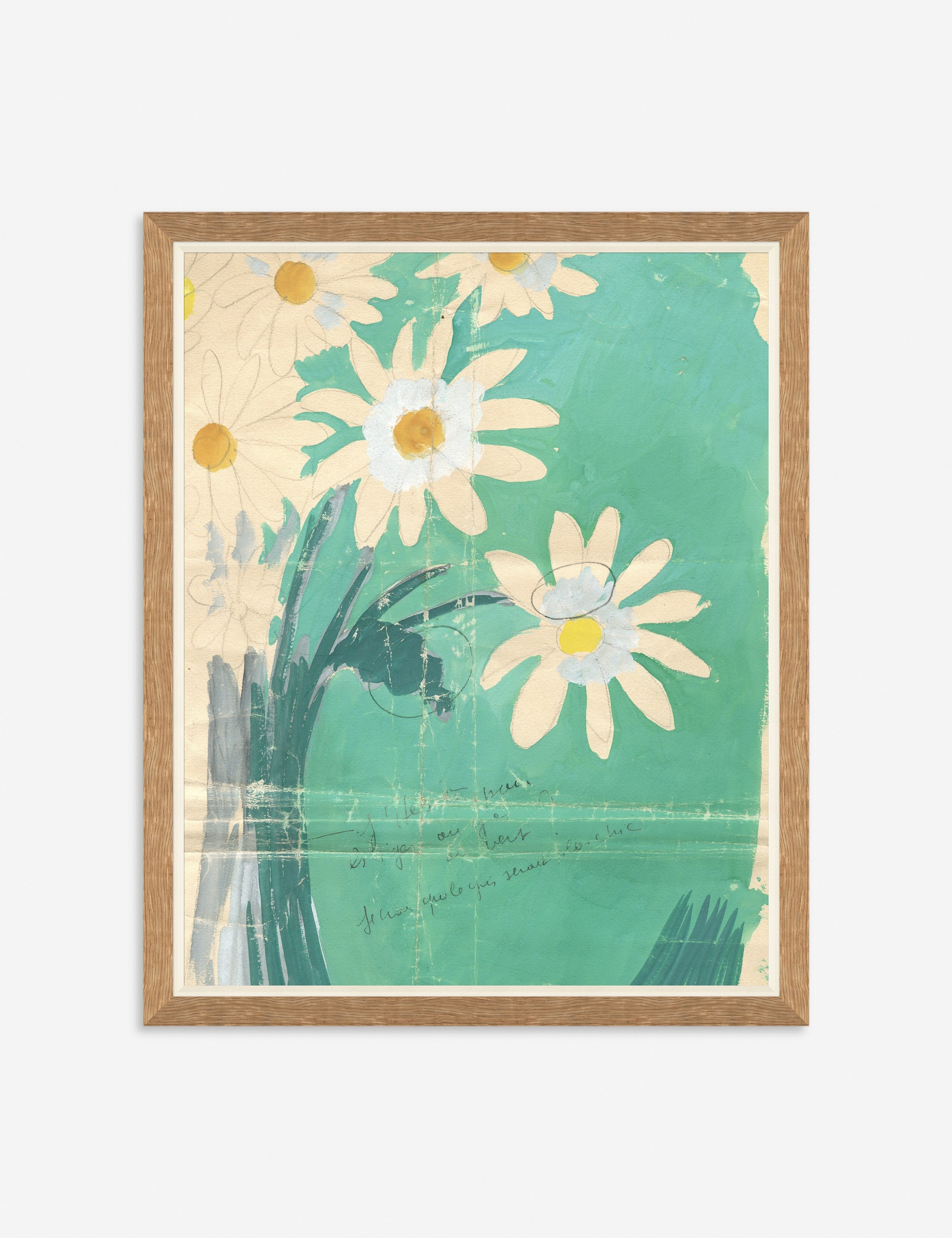 Lulu and Georgia Bouquette de Marguerites Print by Paule Marrot - view 2