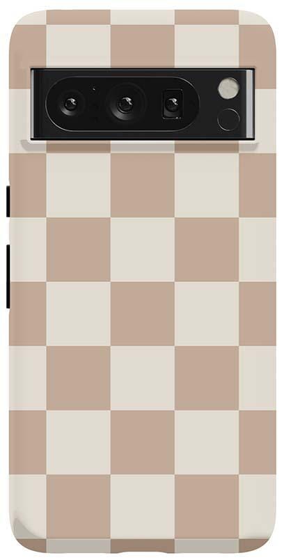 Casetry Fit Check | Neutral Checkerboard Google Pixel Case - view 14