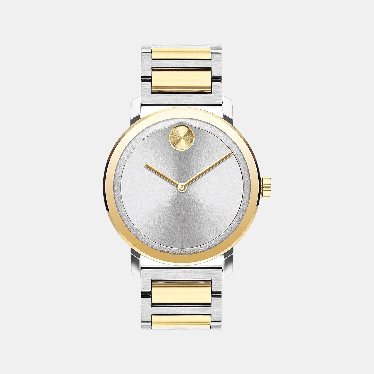 Movado Bold Evolution Women Quartz Silver Dial Analog Stainless Steel Watch 3600887