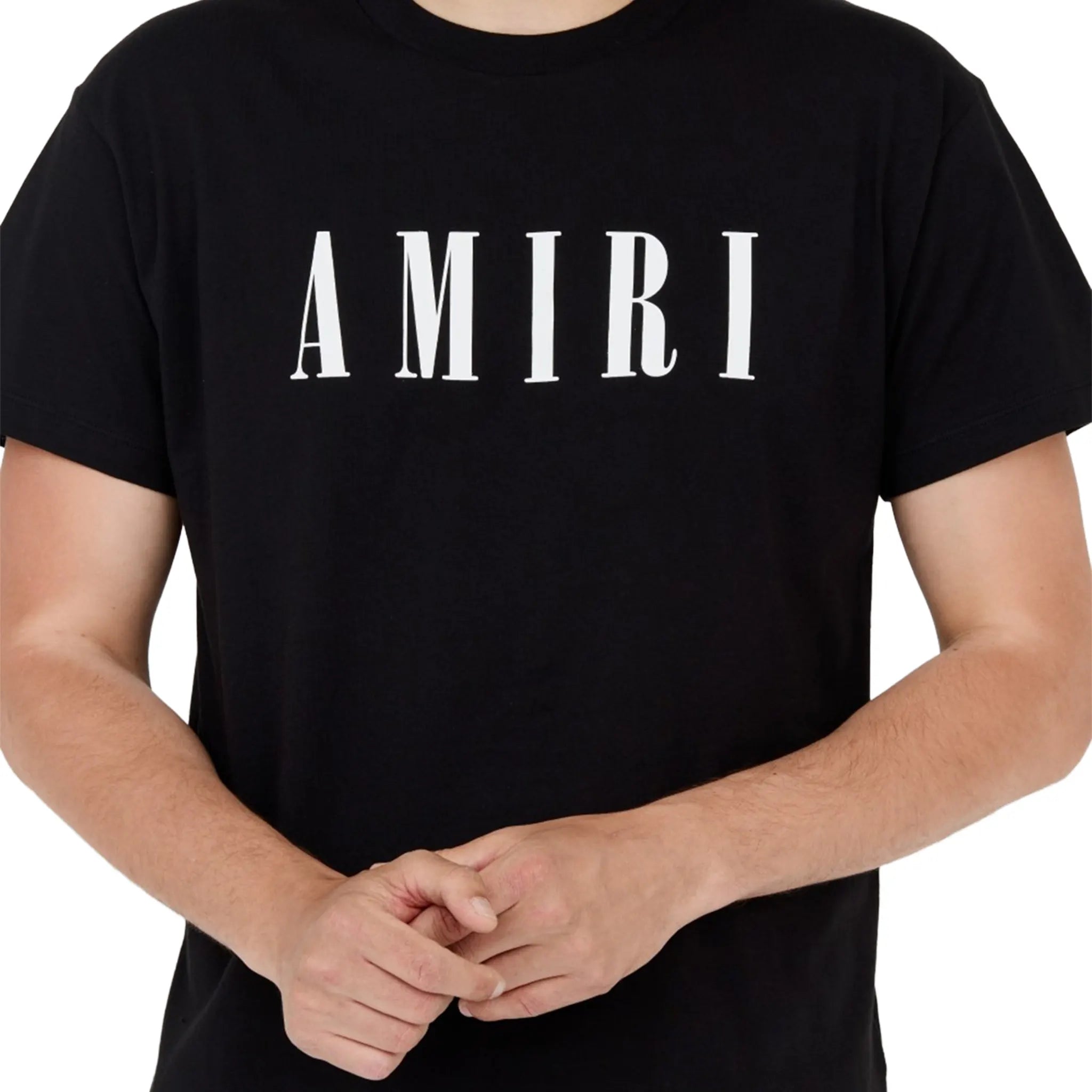 Amiri Logo Black T Shirt - view 4