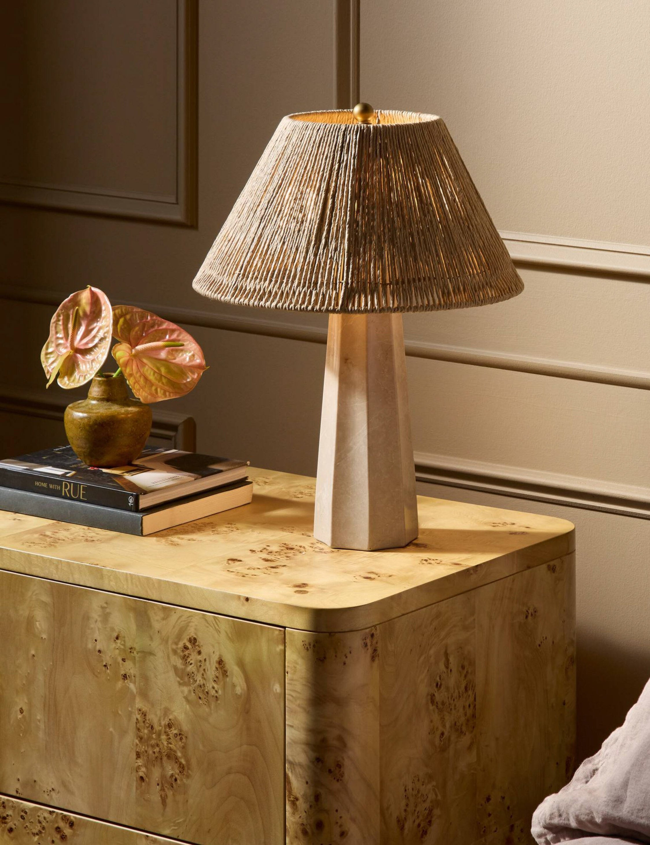 Lulu and Georgia Alima Table Lamp – Natural - view 2